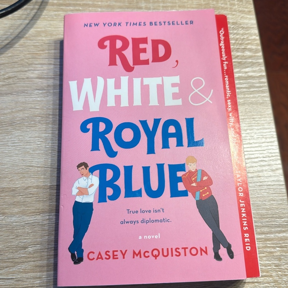 Red, White, and Royal Blue by Casey McQuiston paperback
